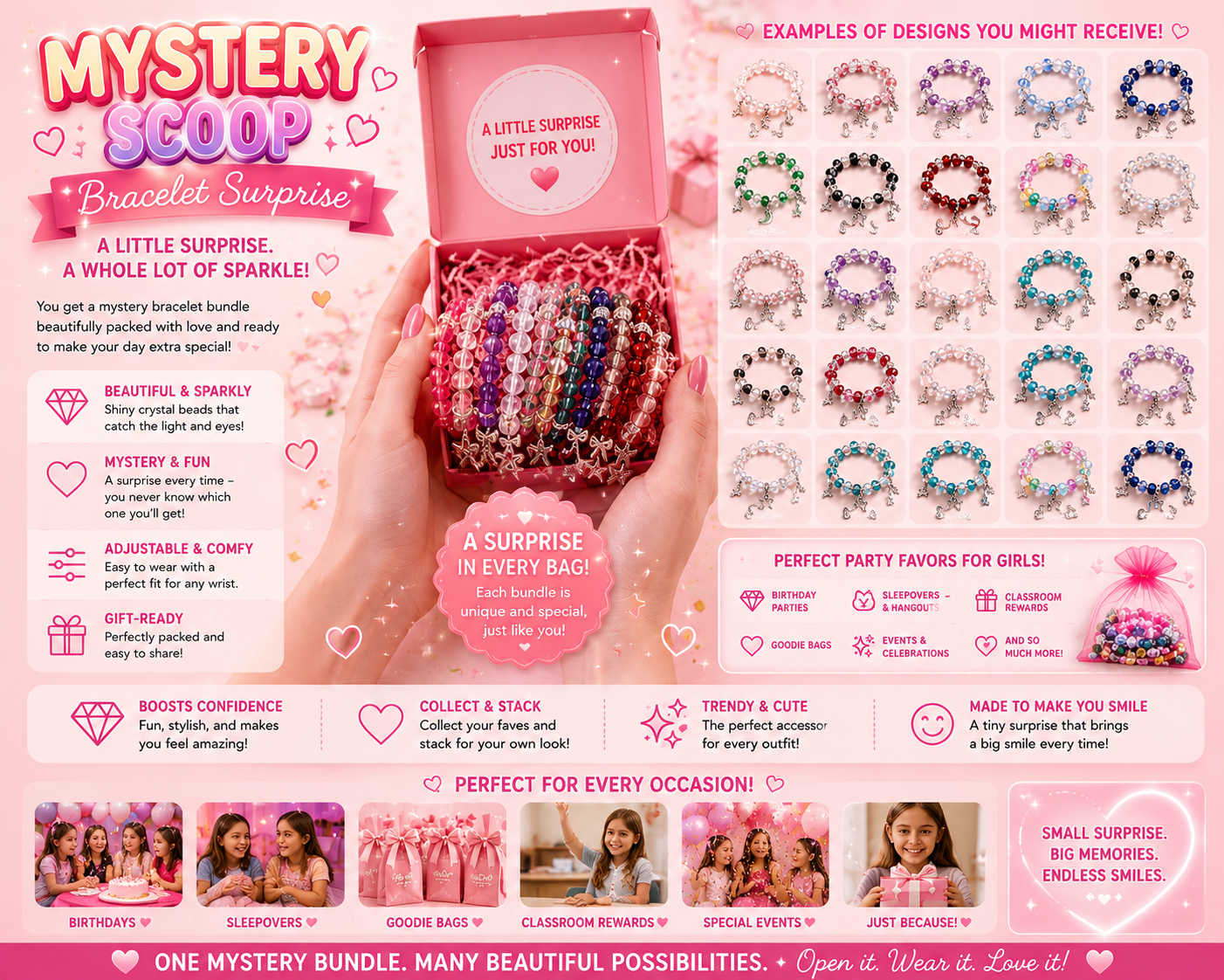 Lucky Mystery Scoop Bracelet Surprise
